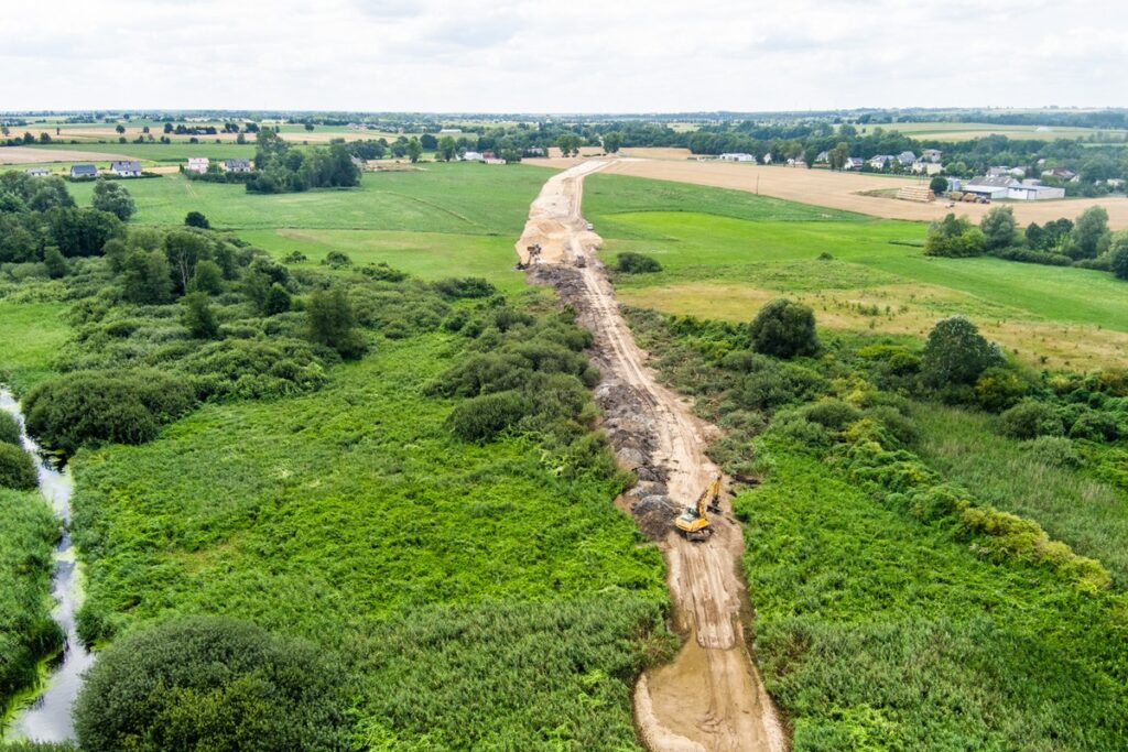 Budowa obwodnicy Mogilna, fot. Andrzej Goiński/UMWKP