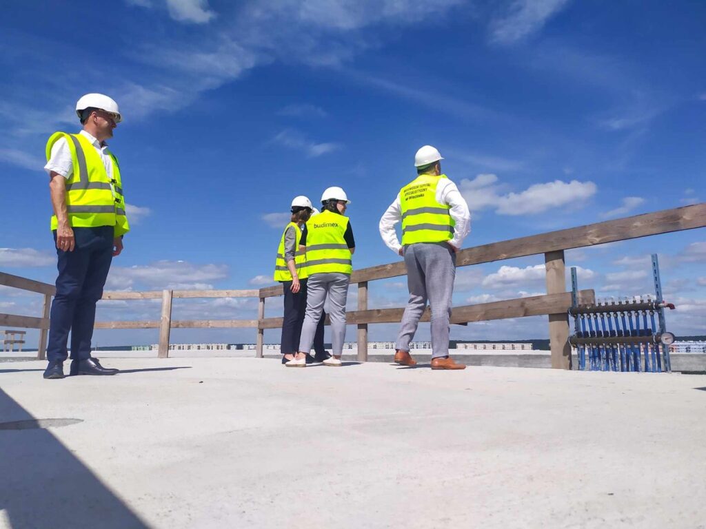 Wizytacja inwestycji przez przedstawicieli Europejskiego Banku Inwestycyjnego, fot. WSS we Włocławku