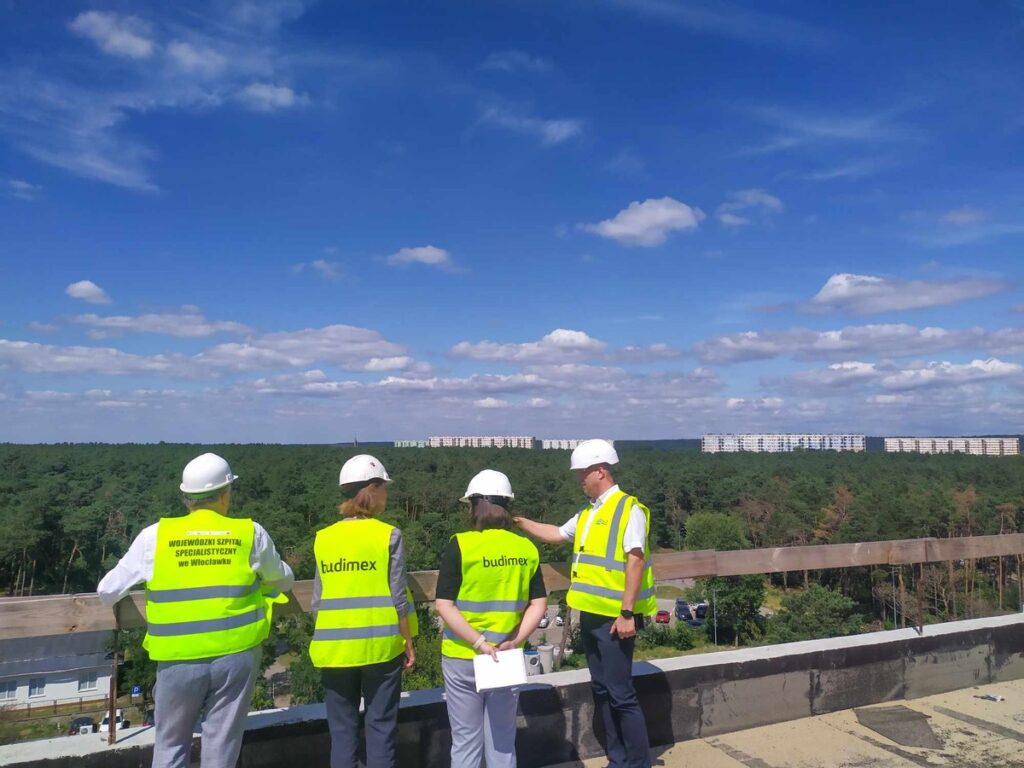 Wizytacja inwestycji przez przedstawicieli Europejskiego Banku Inwestycyjnego, fot. WSS we Włocławku