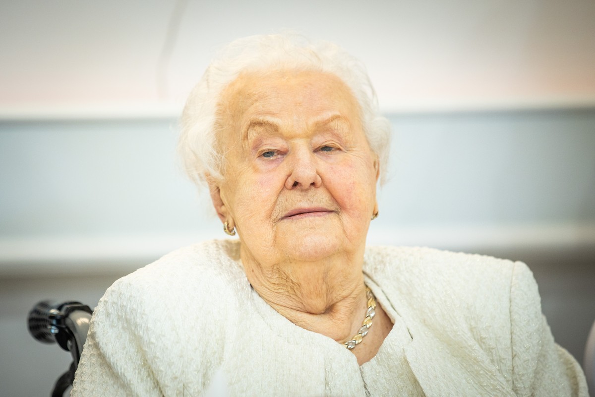 Wręczenie medalu Unitas Durat Klarze Maślonkowskiej, fot. Andrzej Goiński/UMWKP