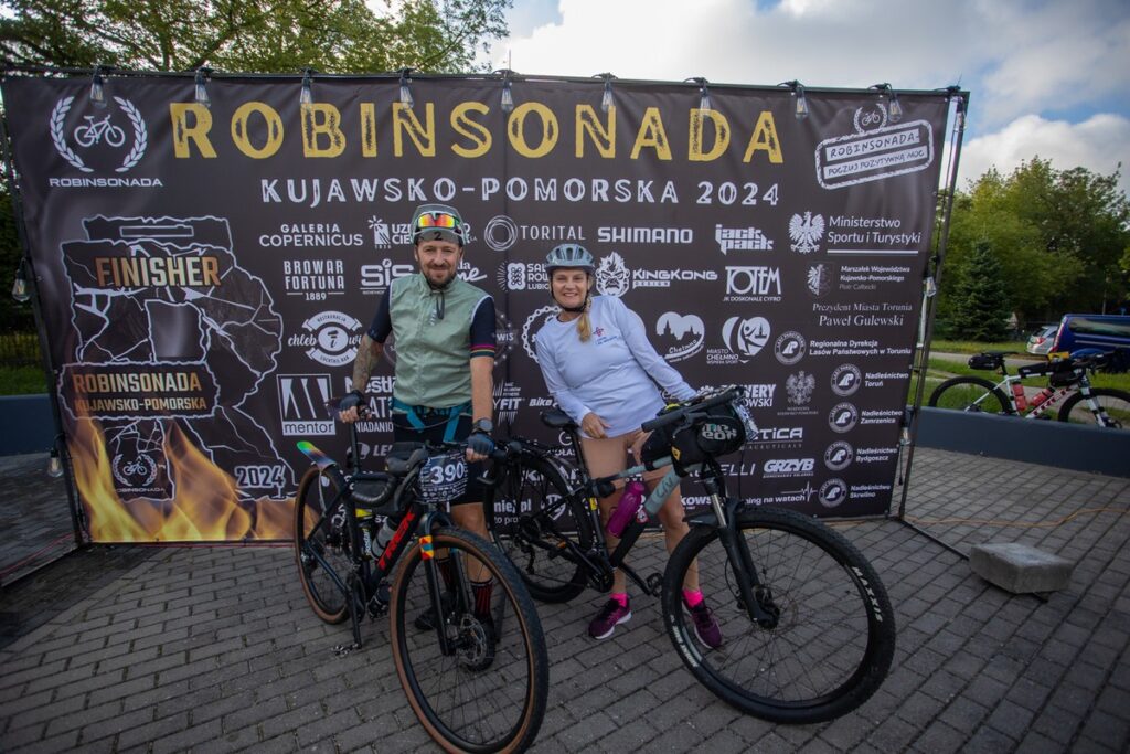 Start ultramaratonu rowerowego Robinsonada, fot. Mikołaj Kuras dla UMWKP