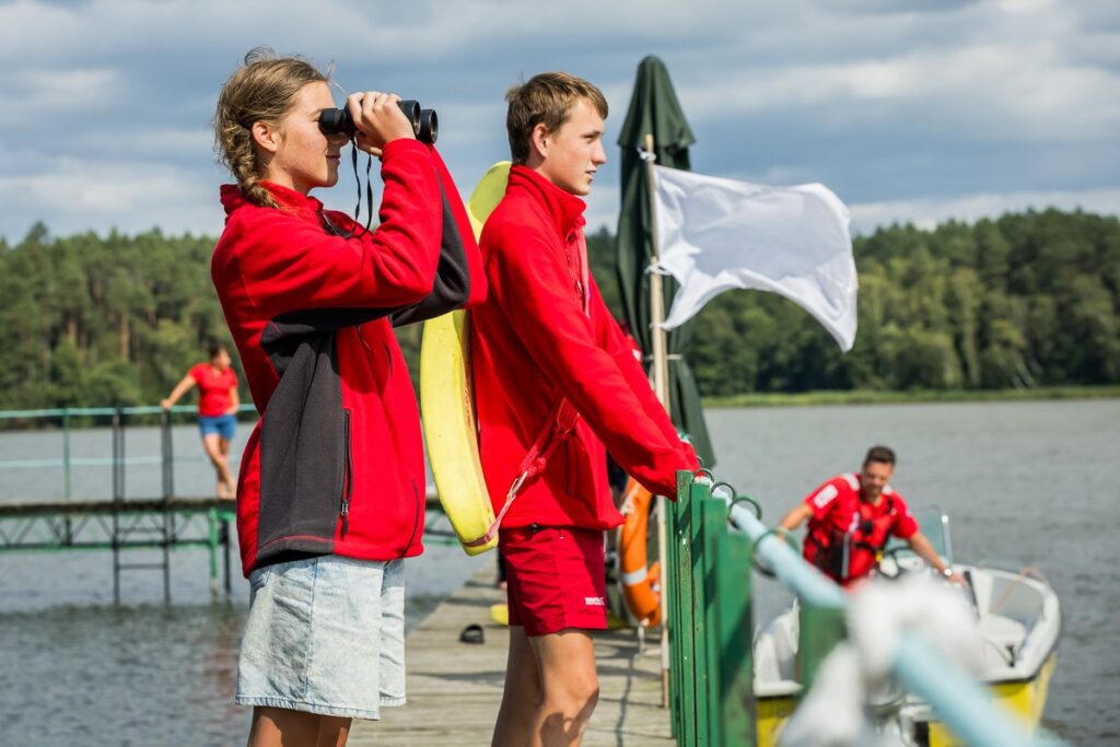 Patrol ratowników wodnych w Tleniu, fot. Tomasz Czachorowski/eventphoto.com.pl dla UMWKP