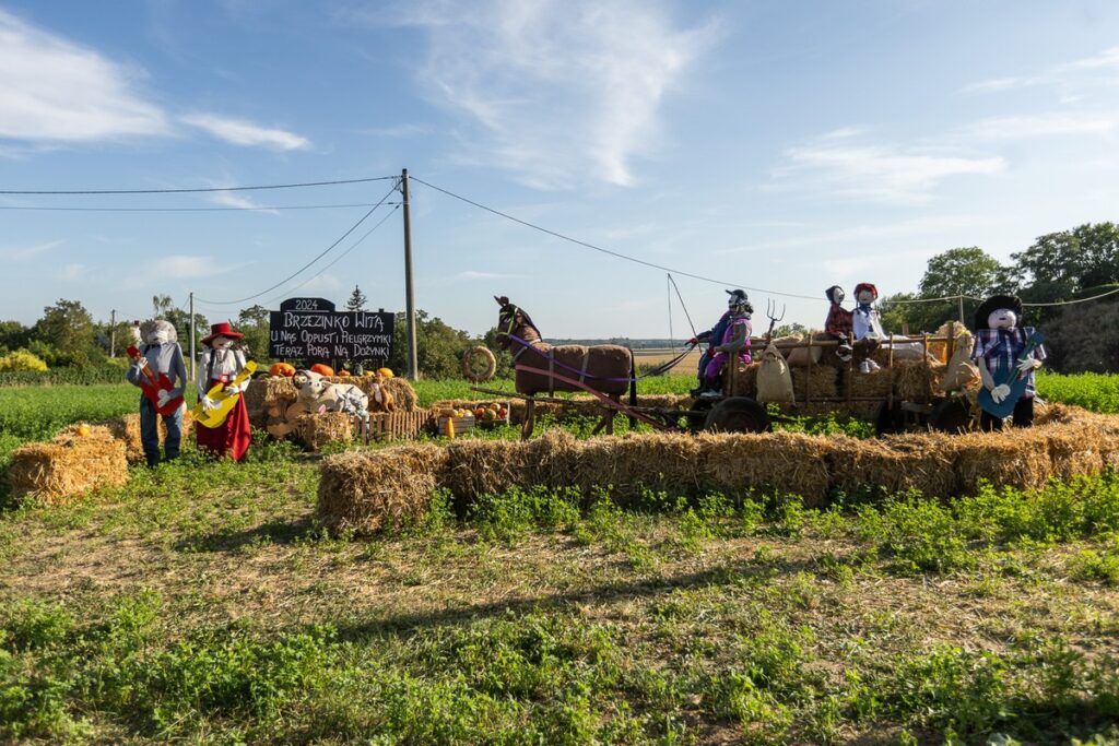 Witacz dożynkowy w Brzezinku, fot. Szymon Zdziebło/tarantoga.pl dla UMWKP