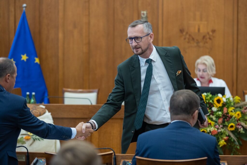 Sesja sejmiku województwa, 26 sierpnia 2024, fot. Mikołaj Kuras dla UMWKP