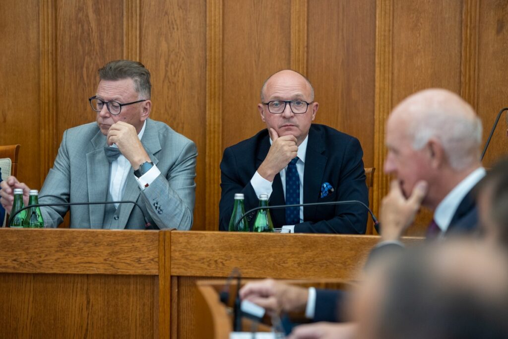 Sesja sejmiku województwa, 26 sierpnia 2024, fot. Mikołaj Kuras dla UMWKP