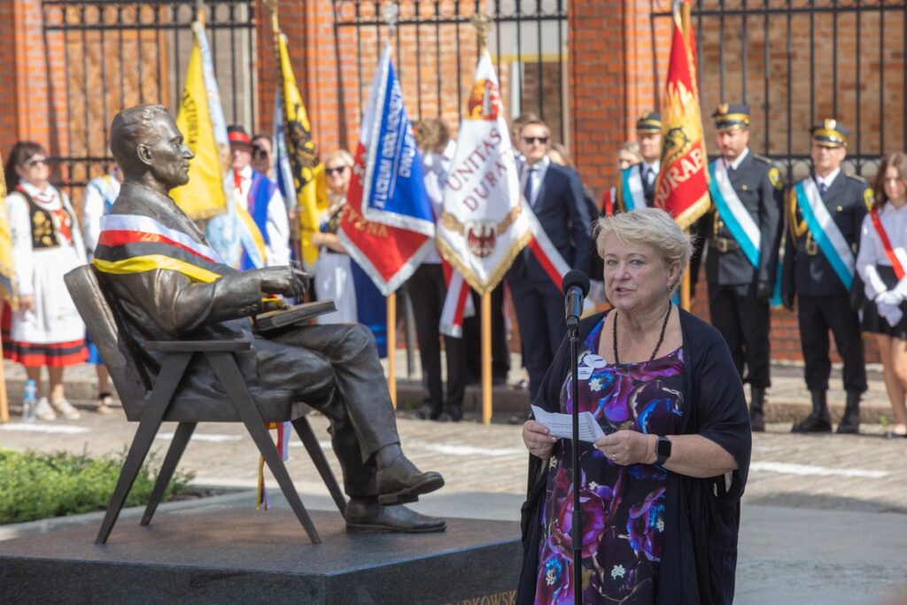 Odsłonięcie pomnika Lecha Bądkowskiego w Gdańsku, fot. Mikołaj Kuras dla UMWKP