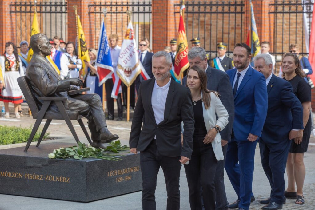 Odsłonięcie pomnika Lecha Bądkowskiego w Gdańsku, fot. Mikołaj Kuras dla UMWKP