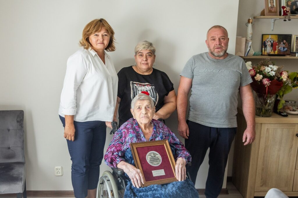 Unitas Durat dla Gertrudy Siódmiak, fot. Andrzej Goiński/UMWKP