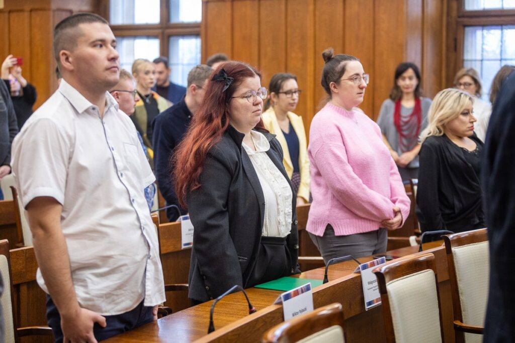 Session of people with disabilities, December 3, 2024, photo by Szymon Zdziebło/tarantoga.pl for UMWKP