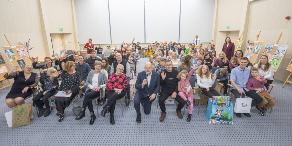 Awards ceremony for winners in goose-themed competitions. Photo by Mikołaj Kuras for UMWKP