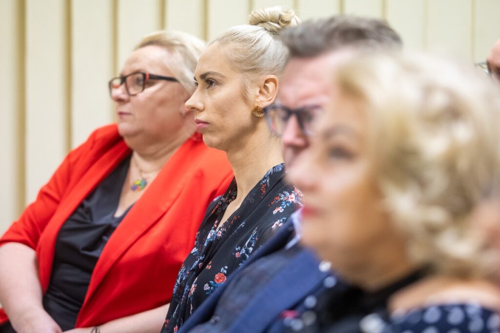 Announcement of the results of the "Poetry Hidden in Sports" competition. Photo by Szymon Zdziebło/tarantoga.pl for UMWKP