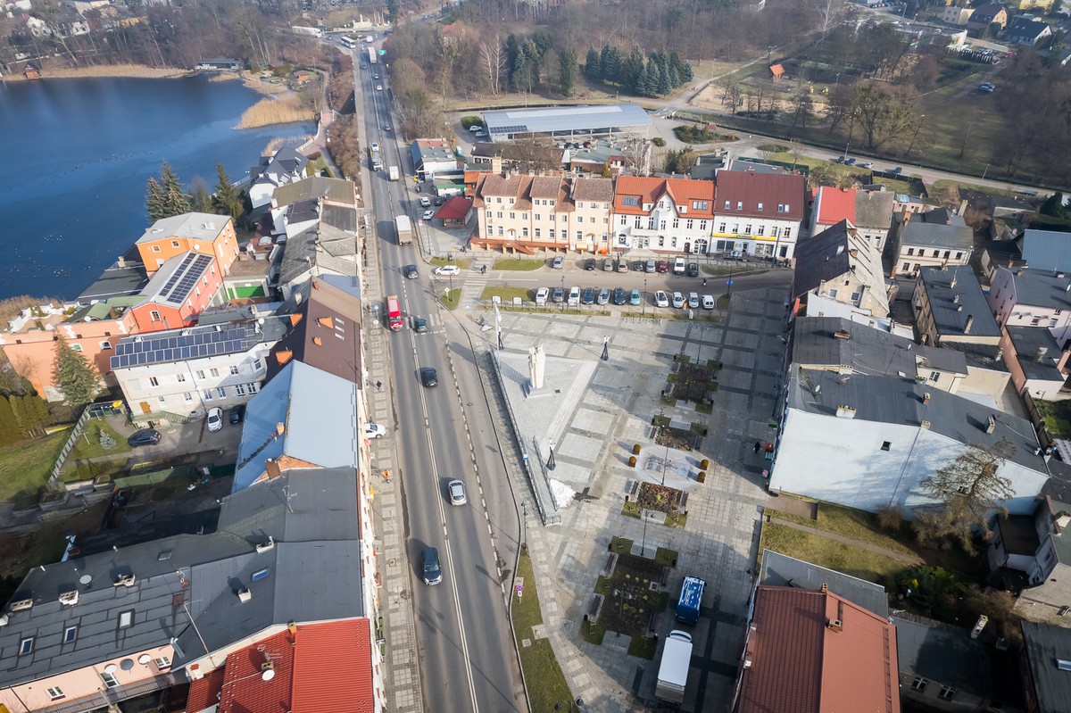 Market Square in Sępólno Krajeńskie, photo by Tomasz Czachorowski/eventphoto.com.pl for UMWKP