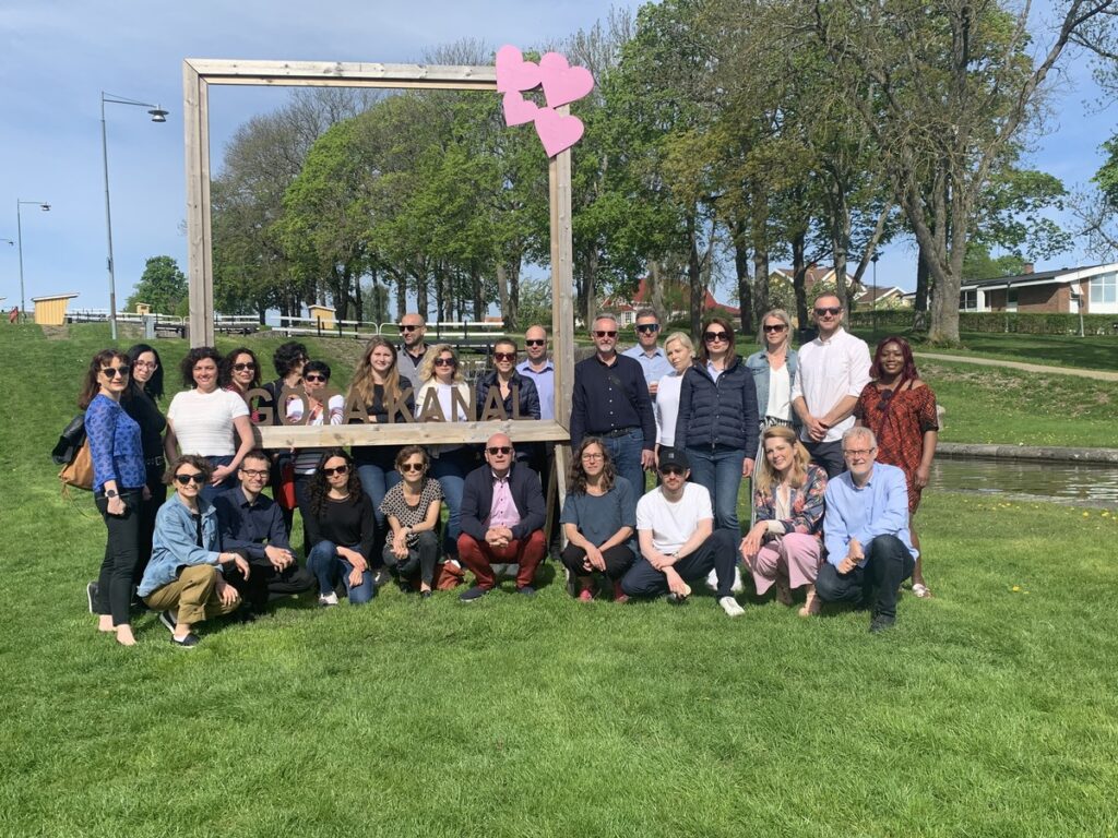 uczestnicy wizyty studyjnej projektu CARES, fot. Centrum Badań i Rozwoju Miasta Linköping