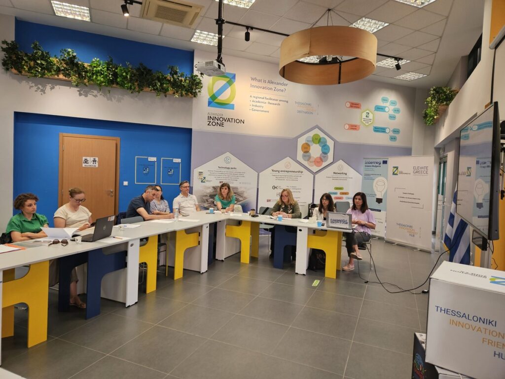 Obrady partnerów projektu podczas spotkania inaugurującego, fot. Organizacja Rozwoju Lokalnego ANATOLIKI SA (Grecja)