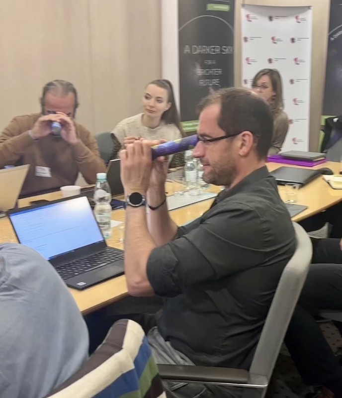 Spotkanie partnerów projektu DARKERSKY4CE (Interreg CE), fot. A. Mazurek