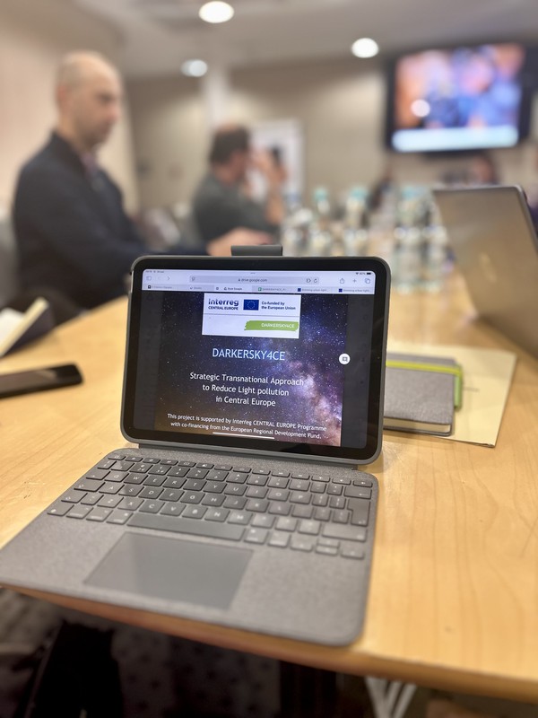 Spotkanie partnerów projektu DARKERSKY4CE (Interreg CE), fot. A. Mazurek