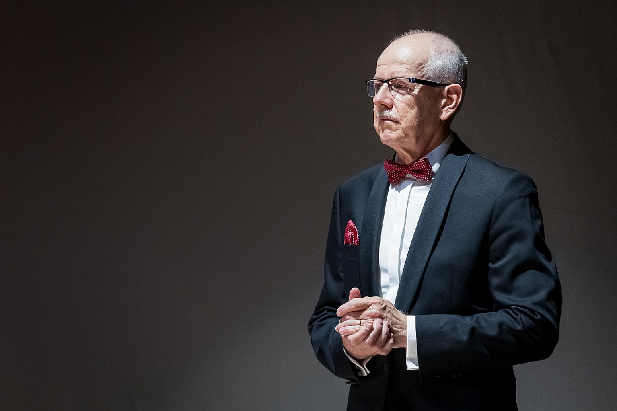 Prof. Janusz Kowalewski podczas gali jubileuszowej Centrum Onkologii, fot. Tomasz Czachorowski dla UMWKP