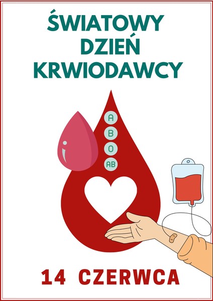 Grafika - Światowy Dzień Krwiodawcy