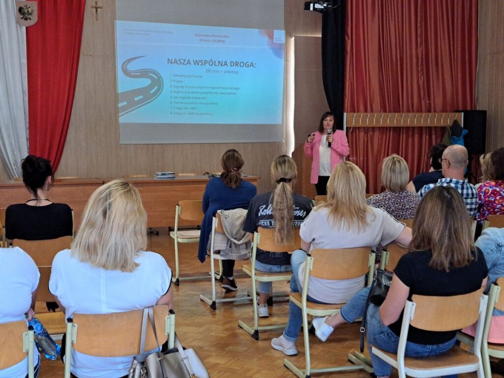 Spotkanie psychoedukacyjne w ramach kampanii Kujawsko-Pomorskie działa z GŁOWĄ!, fot. Sylwia Lemańska-Gerc