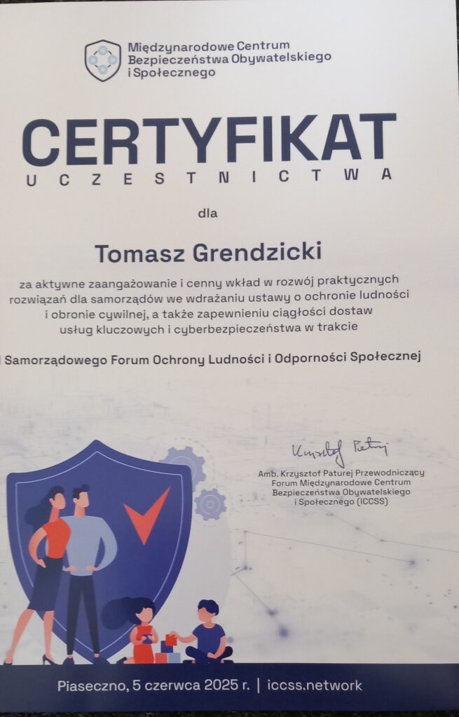 I Samorządowe Forum Ochrony Ludności i Odporności Społecznej