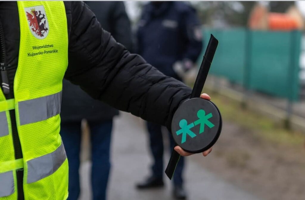 Mikołajkowo-odblaskowo foto wyk. pracownik UM w Grudziądzu