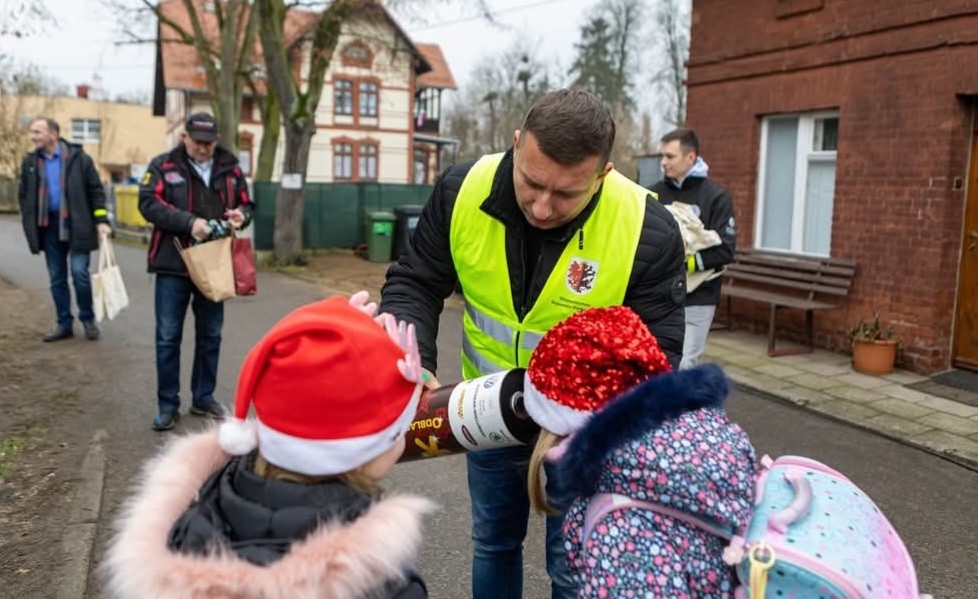 Omówienie bezpieczeństwa na drodze foto wyk. pracownik UM w Grudziądzu