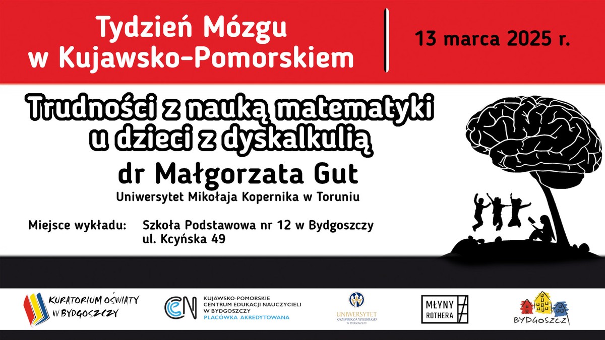 Grafika - wykład - „Trudności z nauką matematyki u dzieci z dyskalkulią”