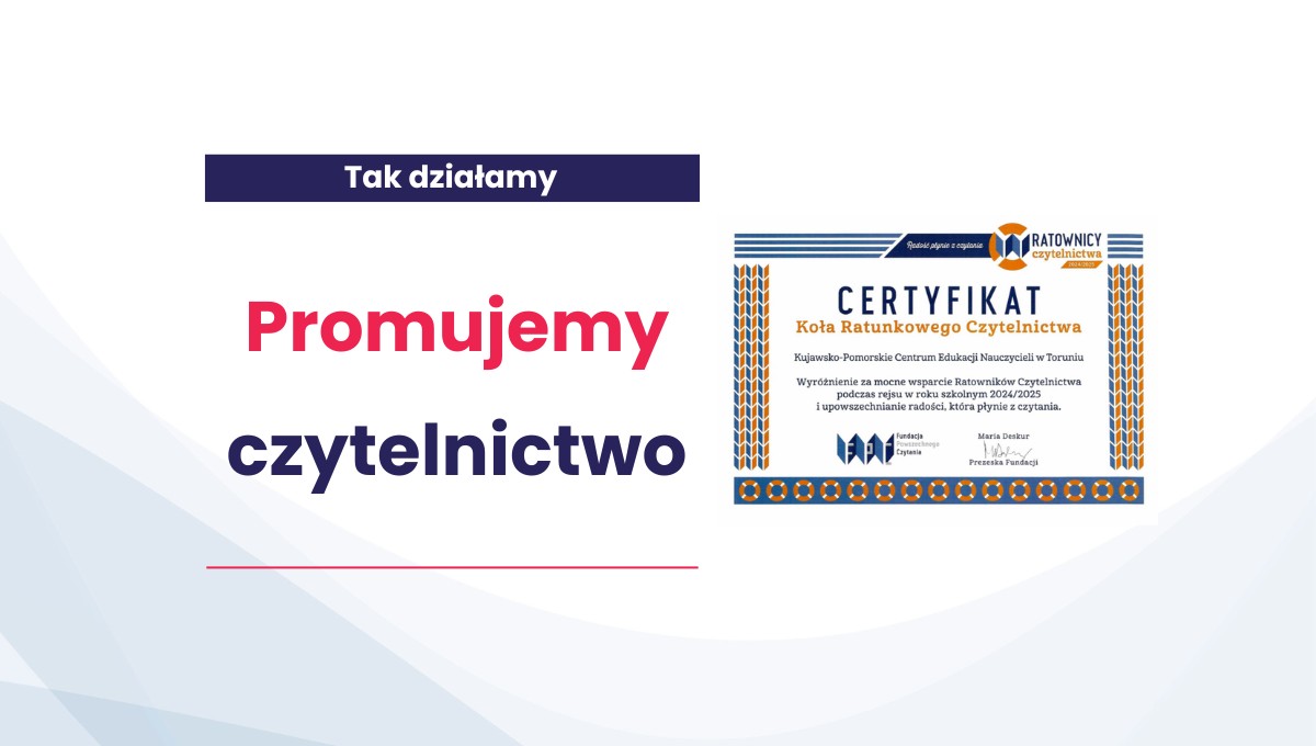 Grafika - Promujemy czytelnictwo