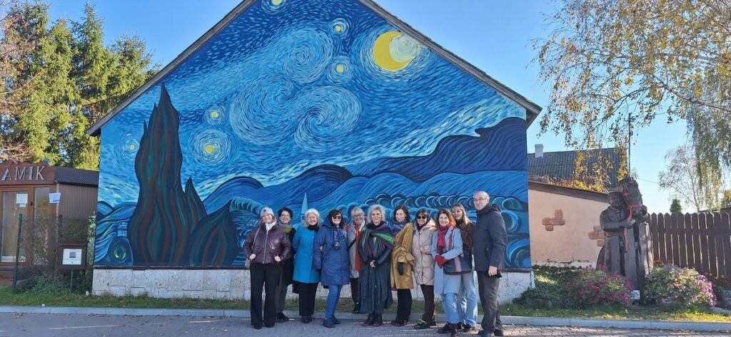 Mural w Artystycznych Brzózkach