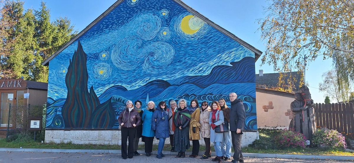 Mural w Artystycznych Brzózkach