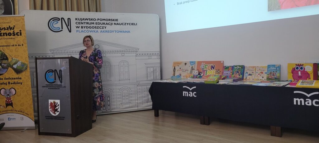 Martyna Stefańska, przedstawicielka wydawnictwa MAC