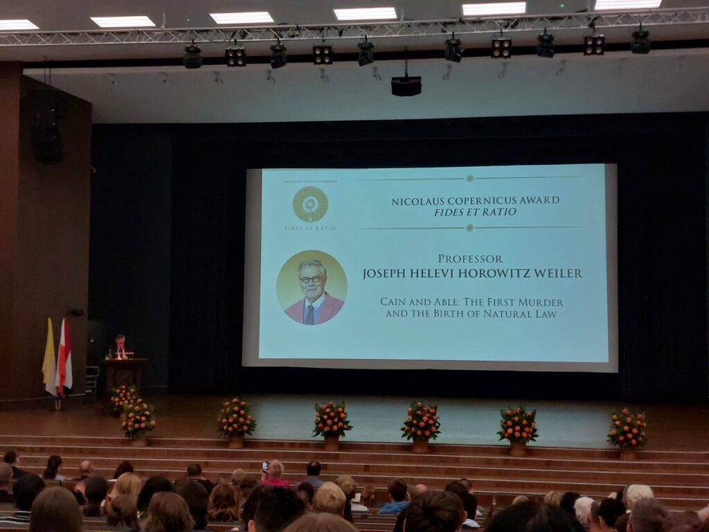 Wykład prof. Josepha H.H. Weilera