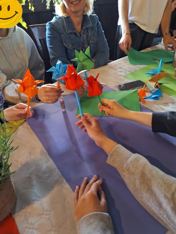 efekty warsztatów origami, autor Izabela Maciejewska