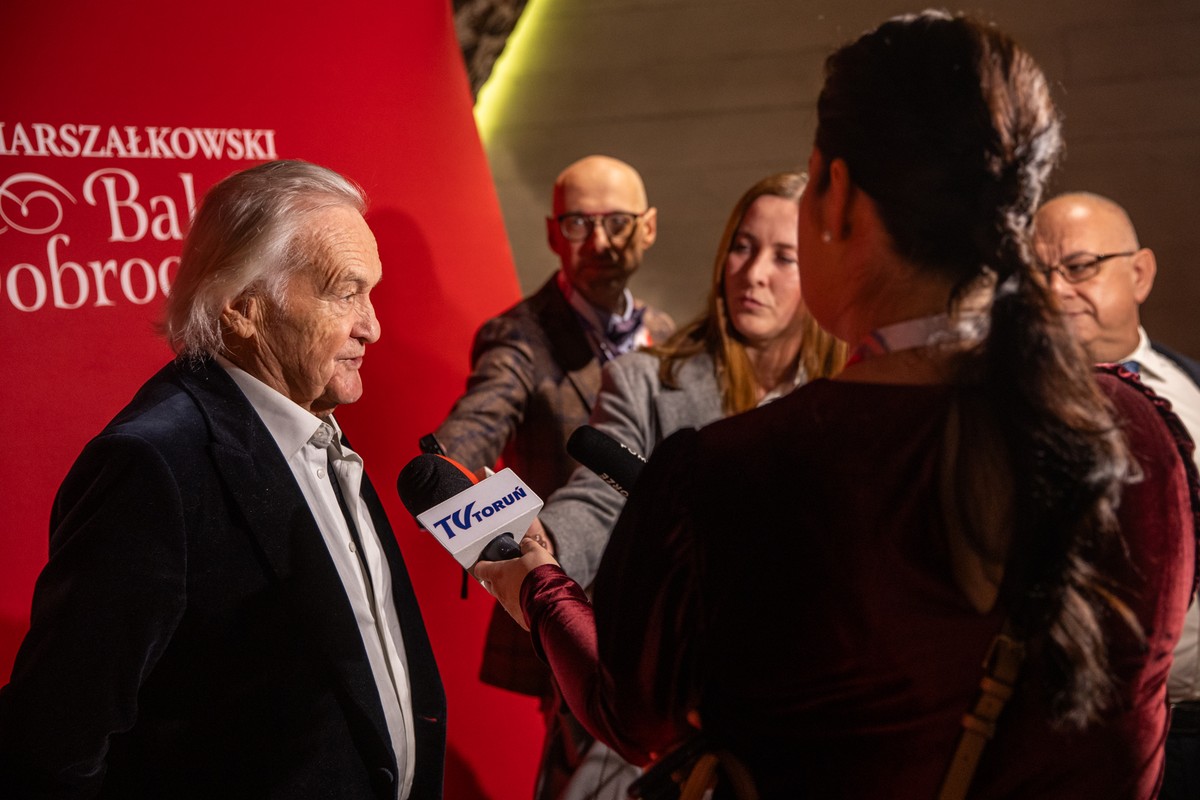 Jerzy Skolimowski na XIII Marszałkowskim Balu Dobroczynnym, fot. Andrzej Goiński