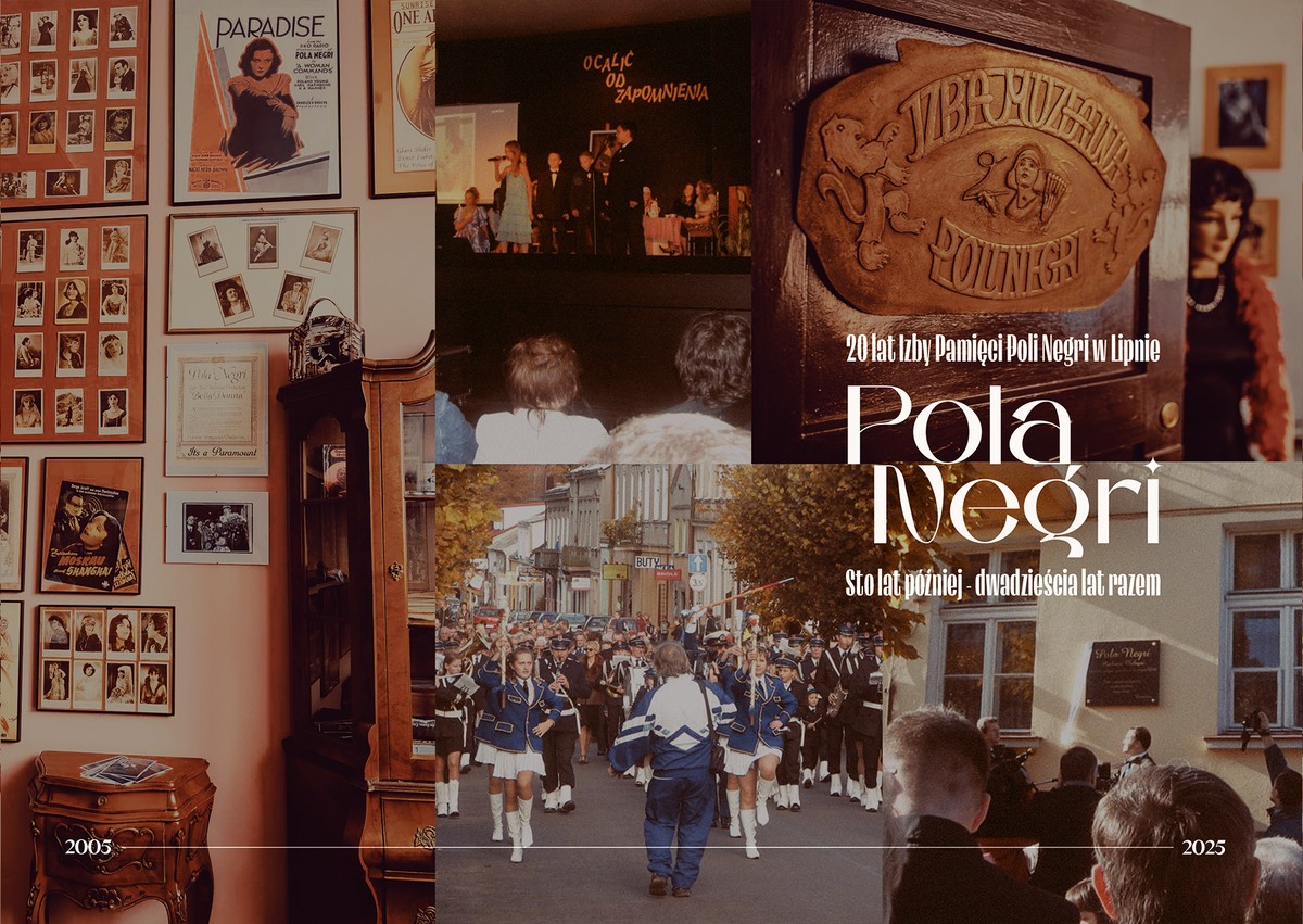 Pocztówka okolicznościowa - Fot. Lipnowskie Towarzystwo Kulturalne im. Poli Negri