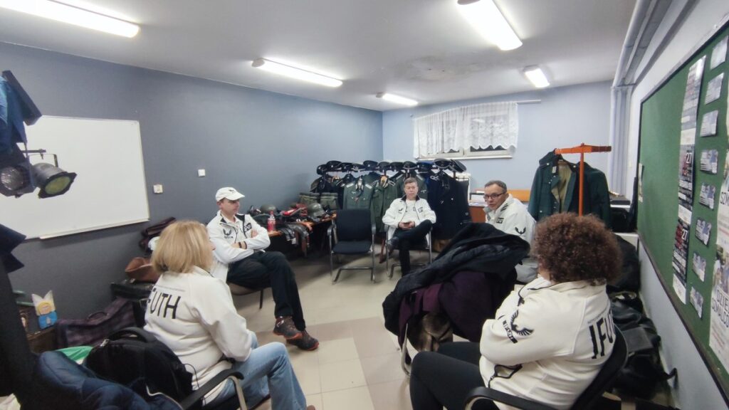 Na planie filmu "Dzieci Szmalcówki", fot. Unisławskie Towarzystwo Historyczne