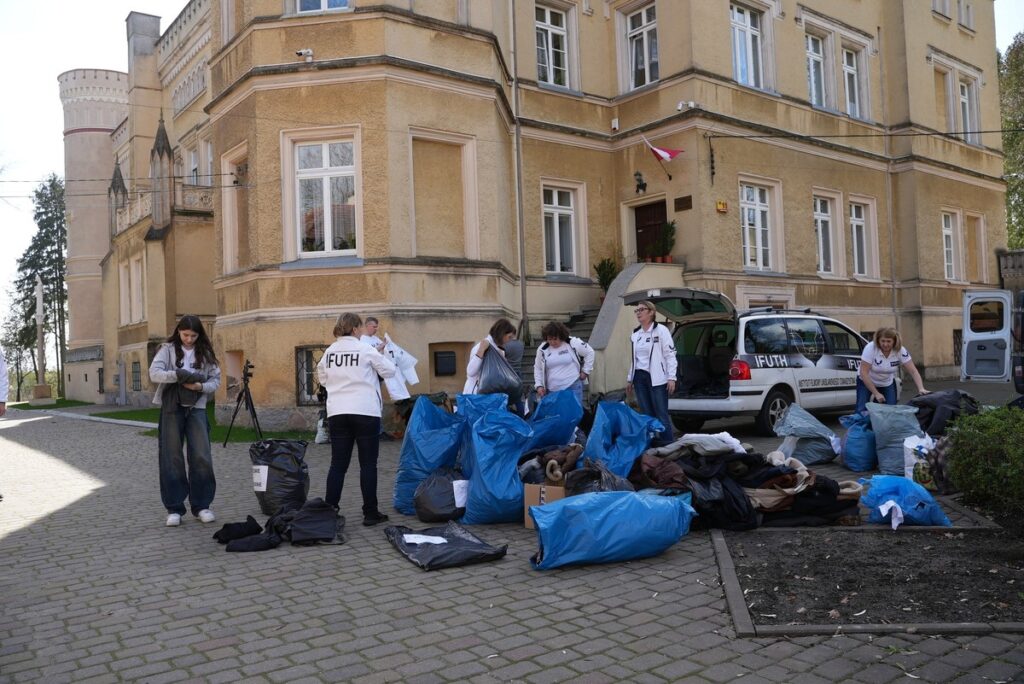 Na planie filmu "Dzieci Szmalcówki", fot. Unisławskie Towarzystwo Historyczne