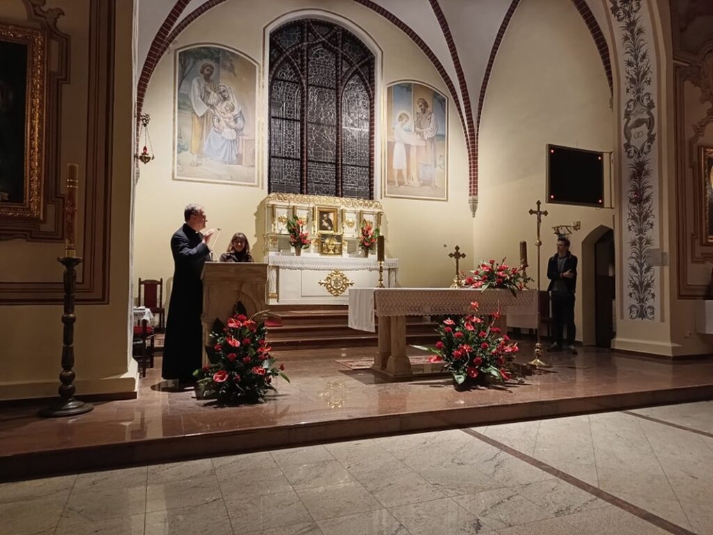 Prelekcja w kościele św. Józefa Rzemieślnika w Bydgoszczy - zdj. własne parafii