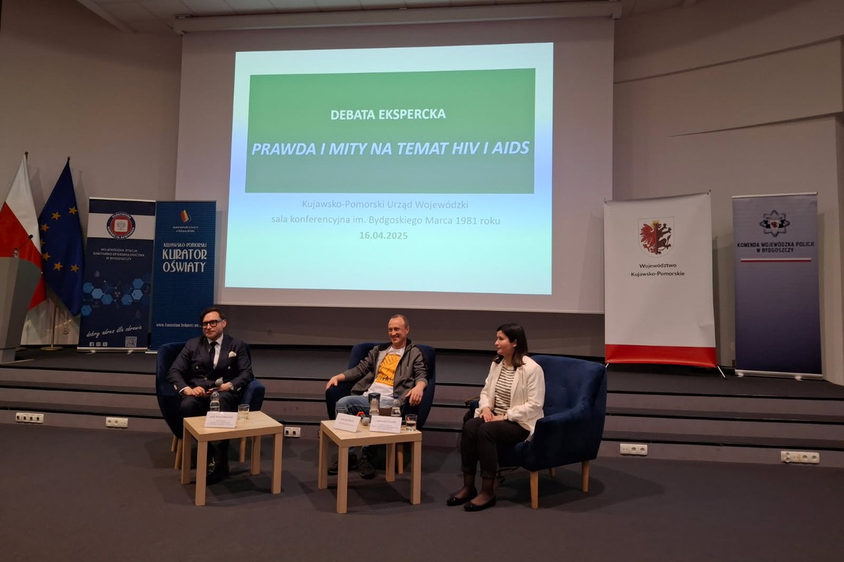 Debata ekspercka „Prawda i mity na temat HIV i AIDS” 16 kwietnia 2025 r.