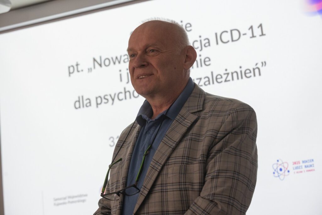 prof. Krzysztof Gąsior - prowadzący szkolenie pn. „Nowa klasyfikacja ICD-11 i jej znaczenie dla psychoterapii uzależnień”, fot_Mikolaj_Kuras