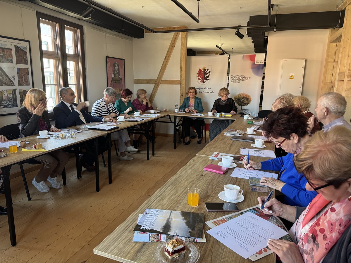 Posiedzenie Kujawsko-Pomorskiej Wojewódzkiej Rady Seniorów