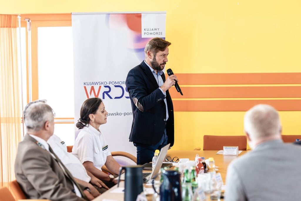 Uczestnicy posiedzenia plenarnego w Mondi Świecie w dniu 07.07.2025 r., fot. B. Marchlewski