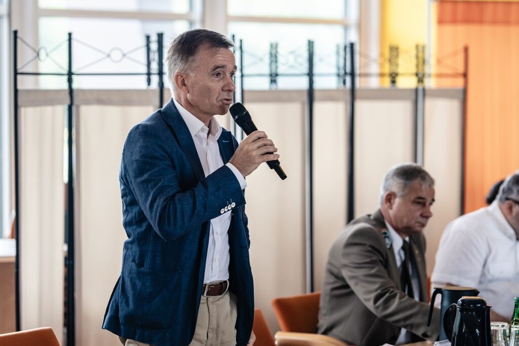 Uczestnicy posiedzenia plenarnego w Mondi Świecie w dniu 07.07.2025 r., fot. B. Marchlewski