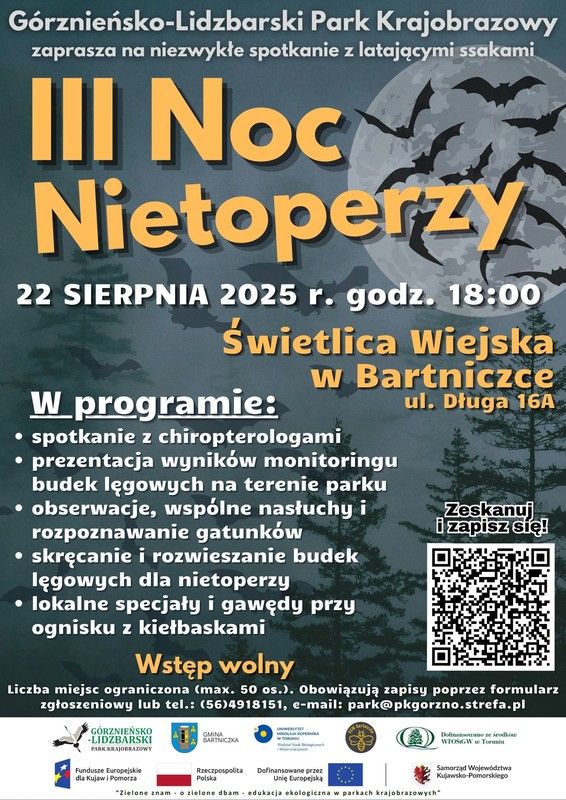 Plakat - III noc nietoperzy