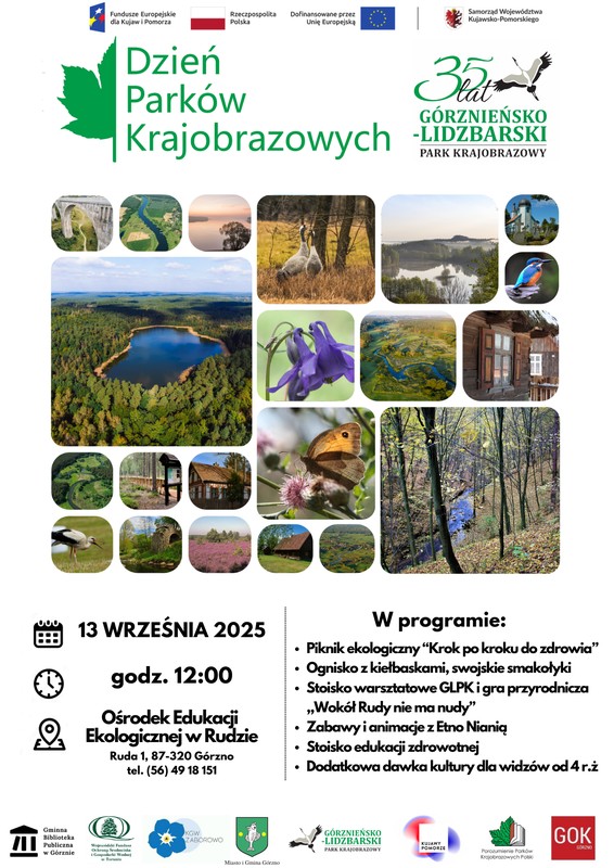 Plakat - Dzień Parków Krajobrazowych 2025 (autor GLPK)