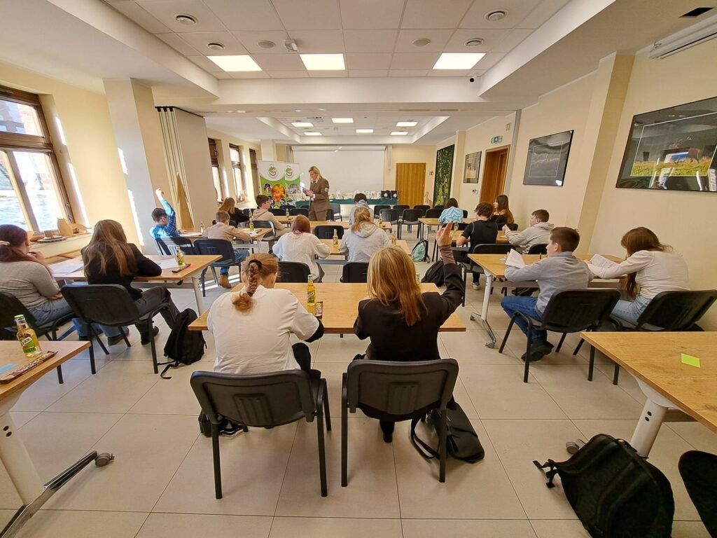 W czasie pisania testu, fot. Piotr Szumigaj WPK