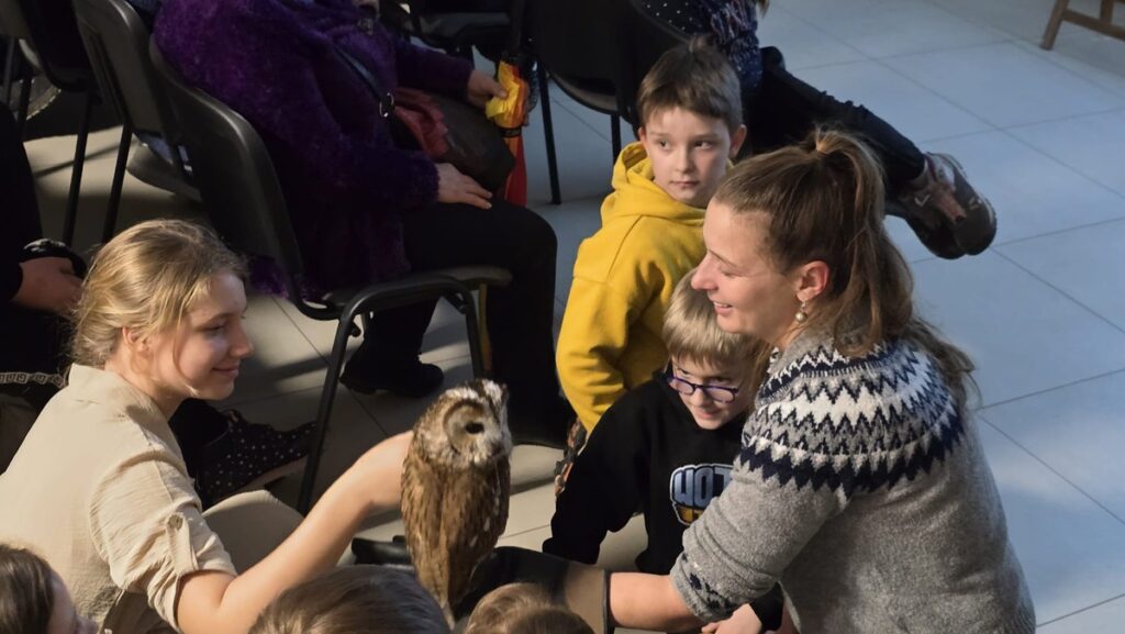 Pokaz żywych sów, fot. Emilia Gołąb