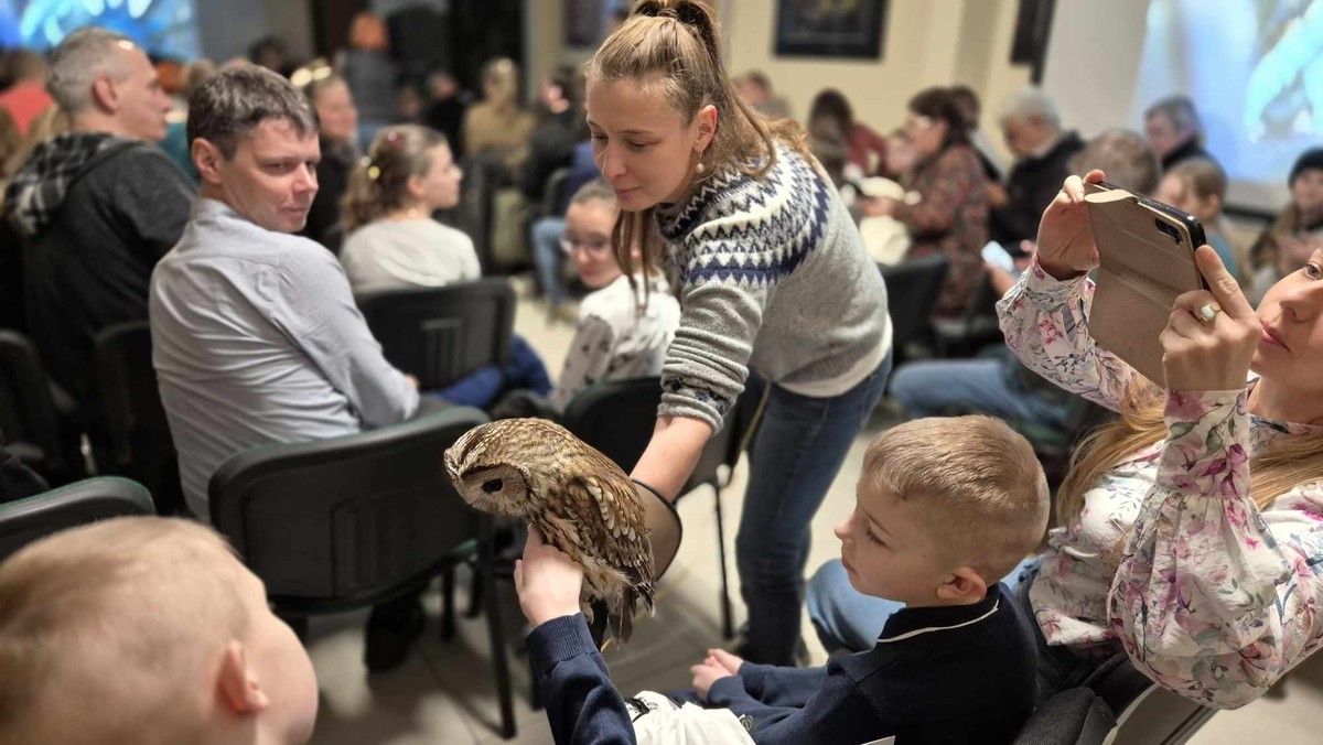Pokaz żywych sów, fot. Piotr Szumigaj