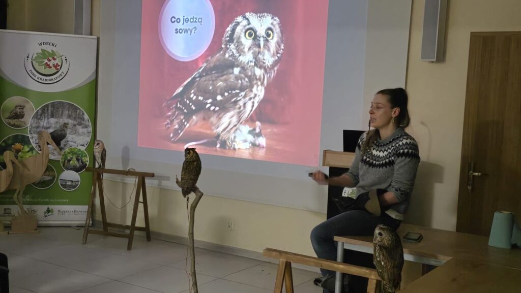 Prelekcja pt. Spójrz sowie w oczy i poznaj jej życie, fot. Emilia Gołąb