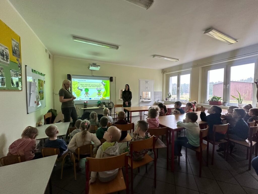 Powitanie uczestników i omówienie tematyki zajęć, fot. SP Zielonka